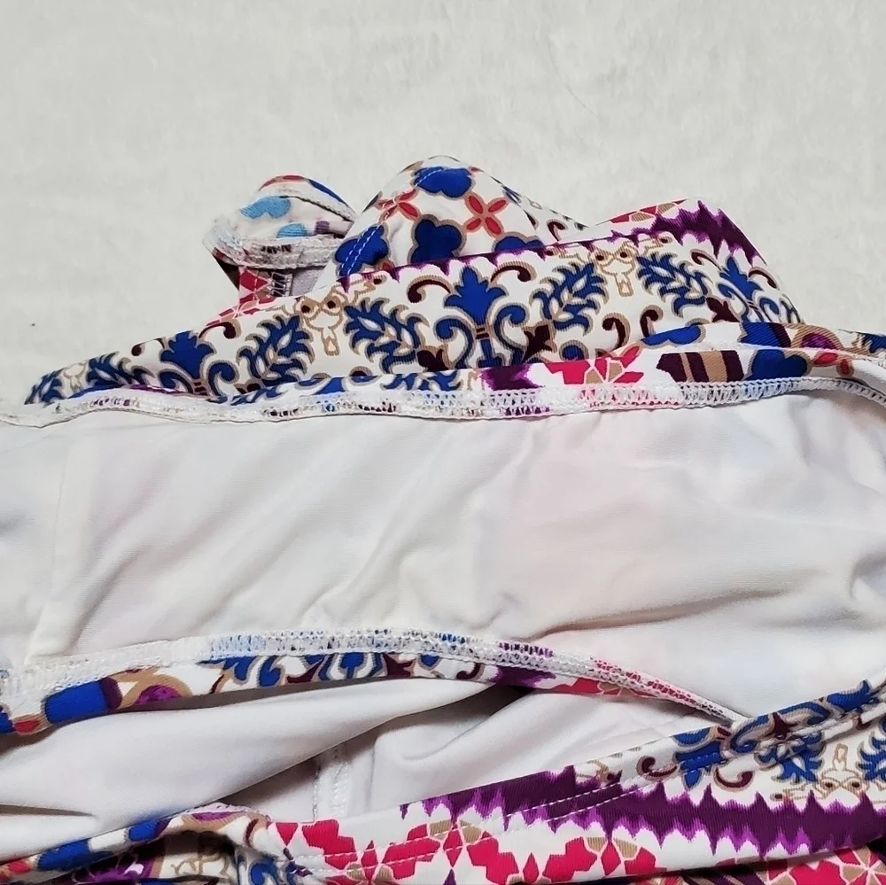 LA Blanca Romance OTS Sweetheart Mio Multi-color Padded One-piece Swimsuit 10